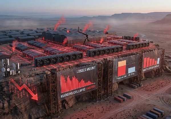 Крипто-попередження: Майнери біткойнів під тиском через зростання збитків