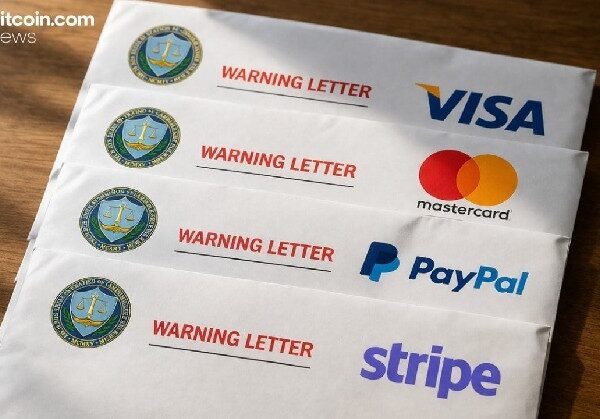 Федеральна торгова комісія (FTC) попереджає Visa, Mastercard, Paypal та Stripe…