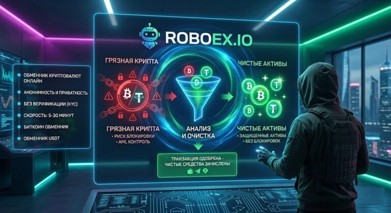 Анонимность и «чистая» крипта как сервис roboex.io меняет стандарты безопасности